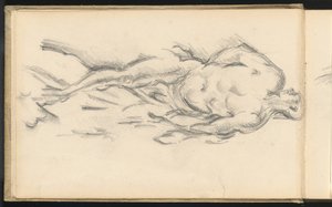 Studie von Pugets "Milo von Kroton" von Paul Cézanne