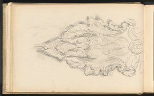 Studie eines dekorativen Ornaments von Paul Cézanne