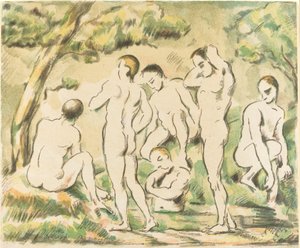 Die Badenden (kleine Platte)