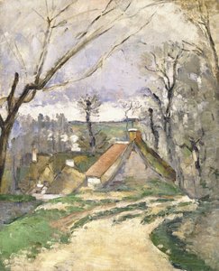 Die Hütten von Auvers, 1872-73 von Paul Cézanne