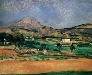 Die Ebene des Mont Sainte-Victoire, 1882-1885