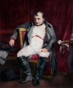 Napoleon in Fontainebleau während der ersten Abdankung - 31. März 1814, 1845 von Paul Delaroche