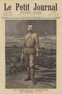 Major Jean-Baptiste Marchand, französischer Soldat und Entdecker von Paul Dominique Philippoteaux
