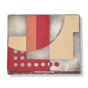 Art Deco Zigarettenetui, ca. 1930 von Paul Emile Brandt