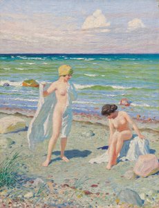 Nach dem Schwimmen von Paul Fischer