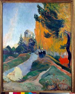 Alyscamps in Arles. Gemälde von Paul Gauguin (1848-1903) von Paul Gauguin