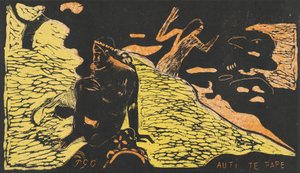 Auti te Pape Frauen am Fluss, 1894-1895 von Paul Gauguin