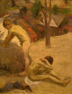 Badende bretonische Knaben von Paul Gauguin