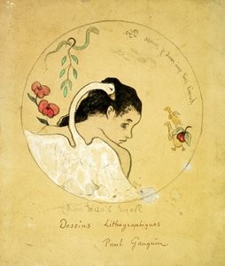 Entwurf für einen Teller - Leda und der Schwan, 1889