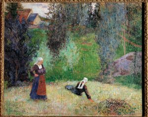 Erste Blumen der Bretagne von Paul Gauguin
