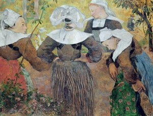 Vier bretonische Frauen, 1886