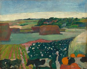 Heuhaufen in der Bretagne