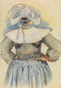 Die Bretonin, Pont-Aven von Paul Gauguin