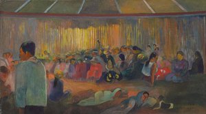 Das Haus der Lieder von Paul Gauguin