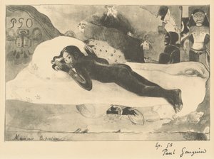 Manao Tupapau (Sie wird von einem Geist heimgesucht) von Paul Gauguin