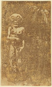 Oviri (Der Wilde) [recto] von Paul Gauguin