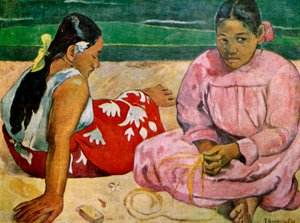 Tahitianische Frauen am Strand, 1891