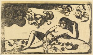 Te Arii Vahine (Frau königlichen Blutes) von Paul Gauguin