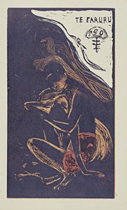Te Faruru Hier machen wir Liebe aus der Serie Noa Noa, 1893-1894 von Paul Gauguin