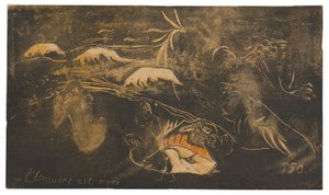 Das Universum wird erschaffen, aus der Noa Noa Suite von Paul Gauguin