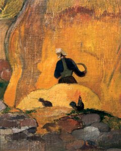 Die gelben Mühlsteine oder Die blonde Ernte (Detail) 1889