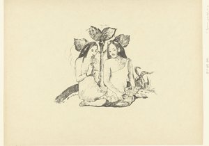 Zwei sitzende Maori-Frauen