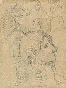Zwei Marquesaner [verso], um 1902