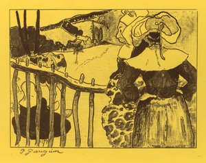 Volpini Suite: Bretonische Frauen am Tor, 1889