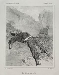 Chemin de Toulon von Paul Gavarni