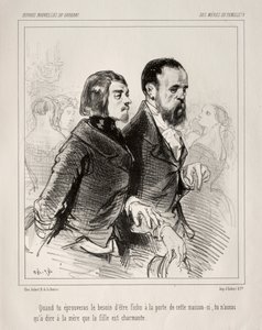 Des Mères de Famille! von Paul Gavarni