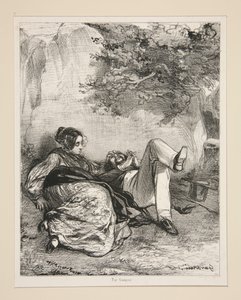 Dodophe und Titine von Paul Gavarni
