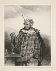LA TROMPETTE DE PAILLASSE. von Paul Gavarni