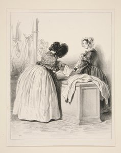 LINGERE. von Paul Gavarni
