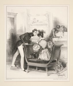Das Eis von Paul Gavarni