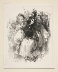 Der Maskenball von Paul Gavarni