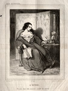 Die Schauspielerinnen: Die Studie, 1843