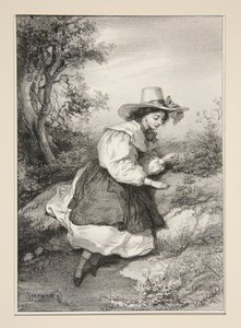 Die zwei Gänseblümchen von Paul Gavarni