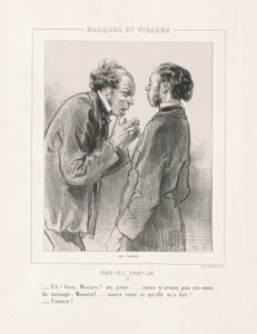 Masken und Gesichter: Hier und da von Paul Gavarni