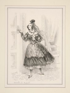 Mlle. Dejazet von Paul Gavarni