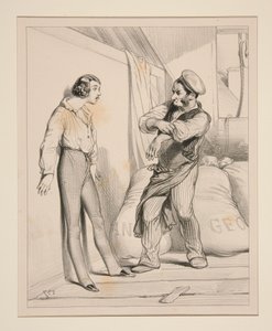 Herr Paul, gefunden auf dem Dachboden der Grenetiere von Paul Gavarni