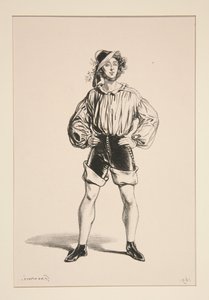 FISCHER. Strohhut. ... von Paul Gavarni