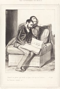 Quand on pense... von Paul Gavarni