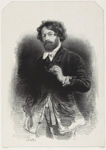 Selbstporträt von Paul Gavarni