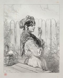 Der Brandy-Pfirsich von Paul Gavarni