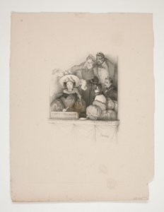 Eine Loge in der Oper von Paul Gavarni