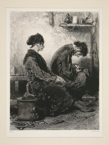 Ein Gespann von Trägern von Paul Gavarni