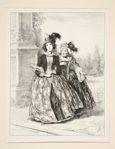 Ein langmütiger Blick von Paul Gavarni