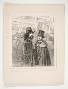 Voila ein trauriger Salon von Paul Gavarni
