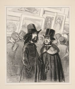 Das ist ein trauriger Salon... - Es ist ekelhaft!... von Paul Gavarni