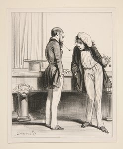 Siehst du? Fifine beleuchtet uns beide... von Paul Gavarni